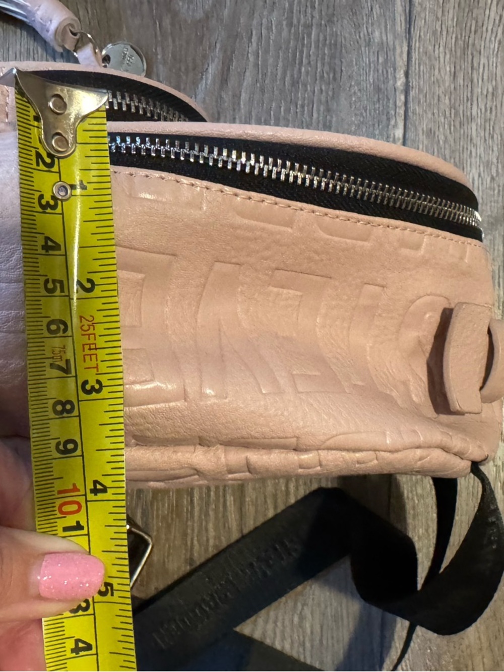 Steve Madden Blush Pink Mini Backpack with Tassel EUC - Picture 6 of 9